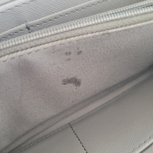 Fossil Tiegan Leather Clutch Wallet Brown Zip Around Wallet Womens Billfold - Picture 5 of 7